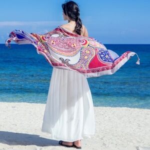 Large Scarf Cover Shawl Blanket Vacation Beach
